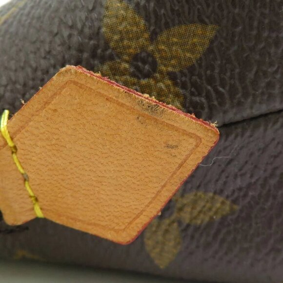 Auth LOUIS VUITTON Monogram Pochette Cosmetic Pouch Brown - Picture 5 of 10
